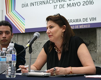 Jaqueline L’Hoist, Presidenta del Consejo para Prevenir y Eliminar la Discriminación de la Ciudad de México (COPRED).